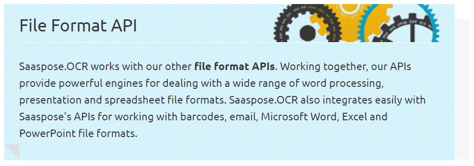 File Format API OCR
