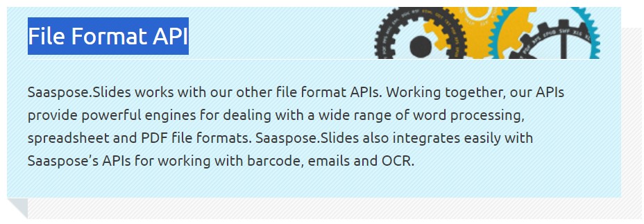 File Format API